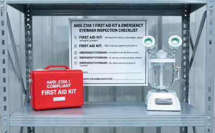 First aid kit inspection